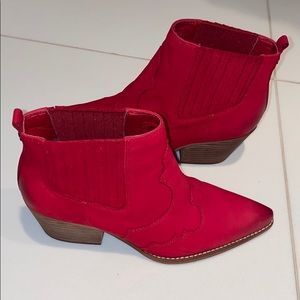 Red booties